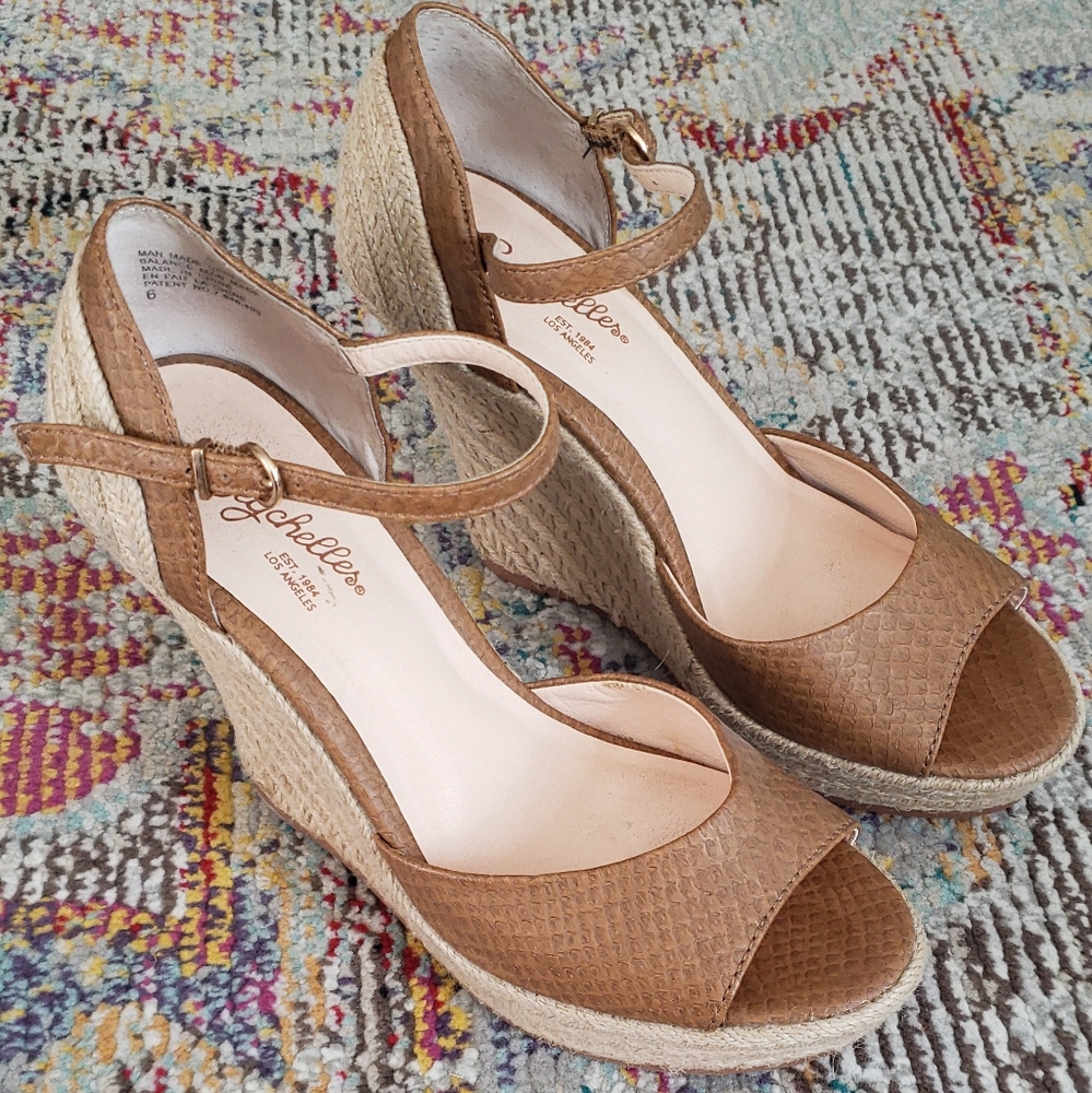 Seychelles 4 inch wedge espadrille sandals